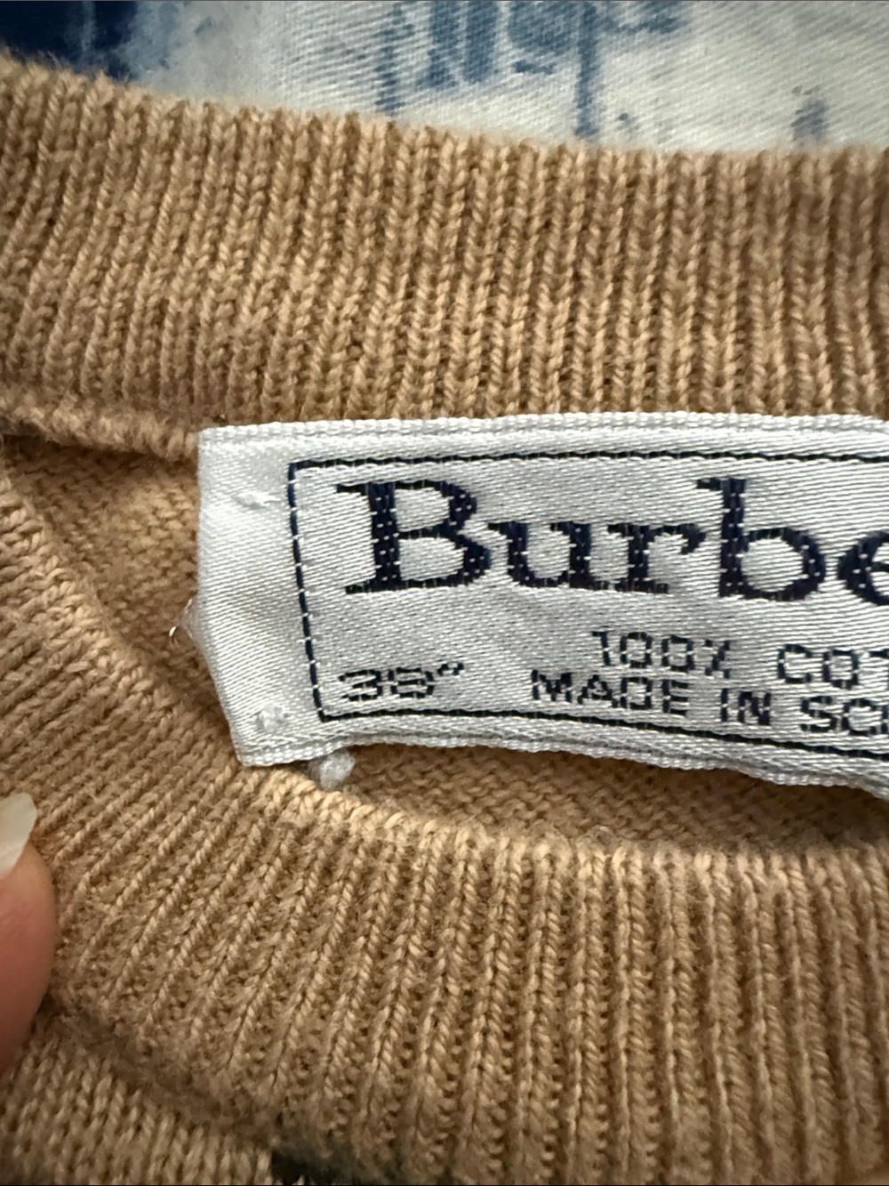 Vintage Burberry Sweater - Picture 5 of 5